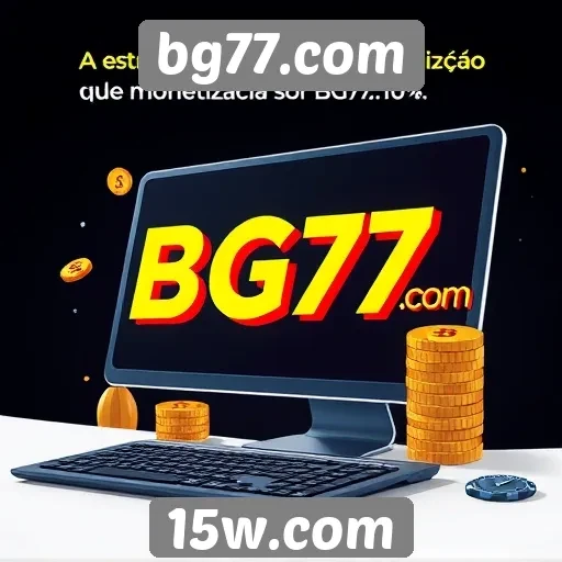 Estratégias de monetização utilizadas pelo site bg77.com